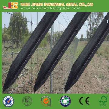 New Zealand Steel Field Fence Y Post Black Bitumen Star Pickets